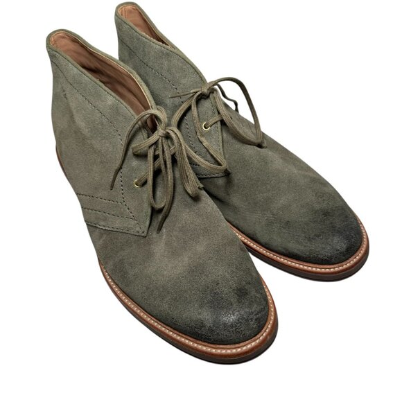 UGG Leighton Chukka Desert Boots Olive Green Waterproof Suede size 11.5 US - Picture 4 of 8